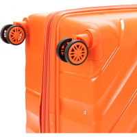 Чемодан Torber В Отпуск, оранжевый, полипропилен, 54.5x33.5x79 см, 135 л T1908L-Orange