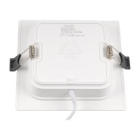 Светодиодный встраиваемый светильник светодиодный General Lighting Systems 9Вт, 720Лм, 6500К, Холодный белый свет, Квадрат, 119х119х26мм GLP-SW3-9BT-118-6 412414