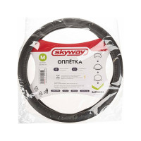 Оплетка Standart-4 М Черная экокожа SKYWAY S01101083