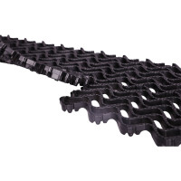 Грязезащитное покрытие Литер Волна Цвет серый 643-LR-ВОЛНА-ЧС-24-ПВХ