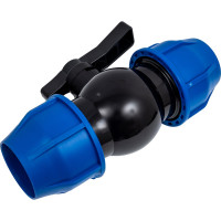 Кран ПНД Rvc 63 литой 16967