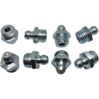 Пресс-масленка прямая оц. H1 M10x1.25, комплект 10 шт., оцинкованная сталь, Европейский стандарт DIN71412, MasloSmenka 010106-10