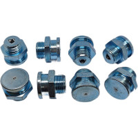 Пресс-масленка плоская оц. М22 22 мм. 16x1,5, комплект 10 шт., Европейский стандарт DIN71412, оцинкованная сталь, MasloSmenka 010601-10