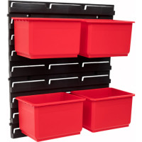 Органайзер настенный QBRICK System Containers SET №1, 4 ящика 2631-39