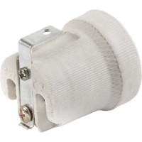 Патрон керамический Smartbuy E27 с держателем SBE-LHC-ib-E27