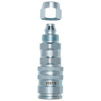 Соединитель быстросъемный с накидной гайкой для полиуретанового шланга 8x12 мм MTE 2699100780