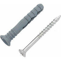 Дюбель-гвоздь Gigant 6x40 потайная манжета полипропилен 500 шт 123853