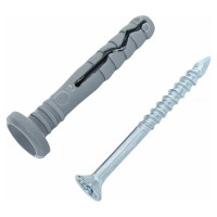 Дюбель-гвоздь Gigant 6x40 грибовидная манжета полипропилен 500 шт 123854