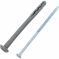 Дюбель-гвоздь Gigant 6x80 грибовидная манжета полипропилен 100 шт 123865