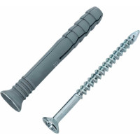 Дюбель-гвоздь Gigant 8x60 потайная манжета полипропилен 500 шт 123866