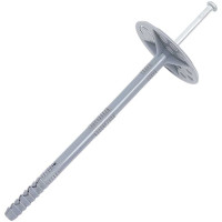 Дюбель для теплоизоляции Gigant (гриб) 10x160 с металлическим гвоздём 50 шт 123868