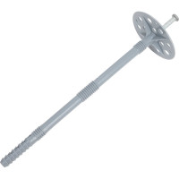 Дюбель для теплоизоляции Gigant (гриб) 10x200 с металлическим гвоздём 200 шт 123869