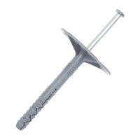 Дюбель для теплоизоляции Gigant (гриб) 10x90 с металлическим гвоздём 50 шт 123870