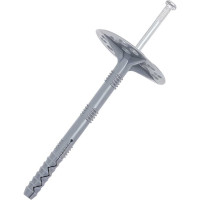 Дюбель для теплоизоляции Gigant (гриб) 10x120 с металлическим гвоздём 50 шт 123871
