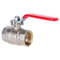 Шаровой кран TEBO полный проход ВН/ВН 1.1/4" ручка T-КШ.101.114.КР.CN