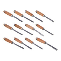 Набор фигурных стамесок ЕРМАК 12 шт. 667-001