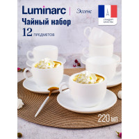 Набор чайный LUMINARC ЭССЕНС 12 предметов, 220 мл P6433