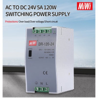 Блок питания MIWI на DIN-рейку DR-120-24