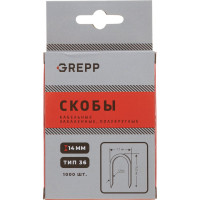 Скобы для степлера GREPP Тип 36, 1,2x14 мм, 1000 шт. 104-019