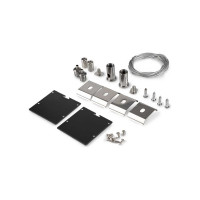 Профиль Jazzway PAL 5050-BLACK черный (комплект) накладной 2м анодированный с подвесом 5058897