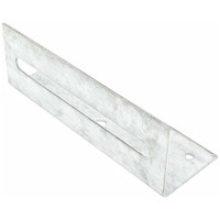 Крепежный уголок Gigant скользящий 40x120х1.8 мм цинк 123875