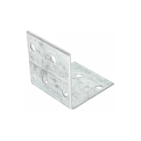 Крепежный уголок Gigant равносторонний 40x40x40х1.8 мм цинк 123881