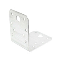 Крепежный уголок Gigant 70x55х1.8 мм цинк 123886