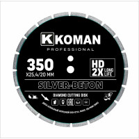 Диск алмазный KOMAN бетон, 350мм, 14" 350-0114