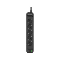 Сетевой фильтр SKYLINE с USB зарядкой USP-550 Black PD3.0 S00003687