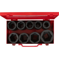 Набор головок ударных HORTZ 1"DR, (24,27,30,32,35,38,41,46,50 мм), 9 шт 1124933