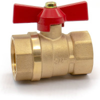 Кран шаровой Doron 1/2" В-В бабочка гайка-гайка (20/200) 8417