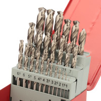 Набор сверл по металлу H-Tools 1-13мм DIN338 HSS-G 135 25 шт 214215HT