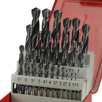 Набор сверл по металлу H-Tools 1-13мм, 25шт, DIN338, HSS 118град. 205213HT