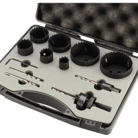 Набор коронок H-Tools Bi-metall 22-68мм HSSE-Co8 12 предметов 04403200