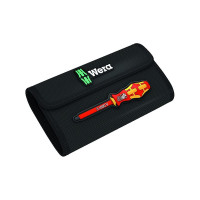 Набор насадок с отвёрткой-битодержателем WERA Kraftform Kompakt VDE 7 Universal 1 Tool Finder 7 предметов WE-006600