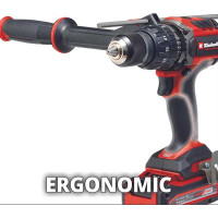 Дрель аккумуляторная ударная Einhell PXC TP-CD 18/120 Li-i BL, 18В, 120Нм, 2 акк. 5.2Ач+ЗУ230+ЗУ12+M-Case 4514310SETL