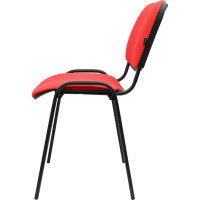 Офисный стул Gigant красная ткань, черные ножки GCH-06