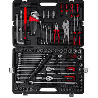 Набор ручных инструментов RUNTEC TECHNIC 142 предмета 1/2, 3/8, ¼ RT-HT142T