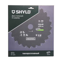 Пильный диск SHYLD по дереву твердосплавный 235x30 мм,24 зубьев 6692473