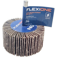 Круг лепестковый для дрели Flexione 60x30x6мм, Р40 10000207