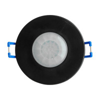 Датчик движения FERON и освещенности 1200W 8m 120(гориз.) 360(верт.) чёрный, SEN55, 51577