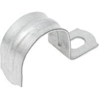 Скоба металлическая Gigant однолапковая СМО 16-17 мм с/о оцинк. 100шт GMB-1/1617O