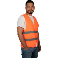 Жилет сигнальный SAMGRUPP оранжевый, 54-56 (XXL), 50 шт SAMC-022200002-50