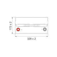 Аккумуляторная батарея литиевая WBR LiFePO4 GPLi24-54 24 В 54 Ач УТ-00002401