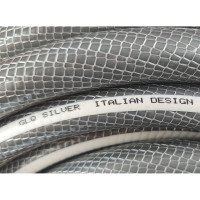Шланг пищевой противоскручивающийся СЕРЕБРЯНЫЙ/SILVER SL 19 мм (3/4"), 25 м GLQ ДжиЭлКью SL 3/4" 25м