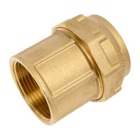 Муфта прямая латунная для ПНД труб Millennium 40-1 1/4" с внутренней резьбой PFBF4032 (710 11/4")