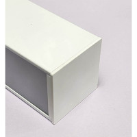 Профиль МЕТА-МИ MI-LINE 50 алюминиевый, WHITE, 2000 мм MI PR-0612