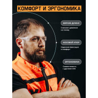 Очки с покрытием от запотевания Jeta Safety с панорамным обзором, открытые JSG-8711