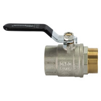 Шаровой кран Millennium для воды 2 латунный,никилерованный внутренняя/наружная резьба ручка-рычаг KVRFM5050