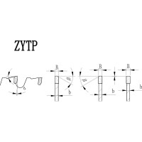 Диск пильный KWS для обработки стали 305*30*2.2/1.8*78T ZYTP К5 Chip Limiter CFKH00017